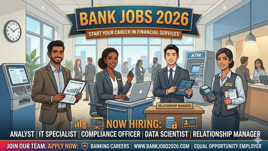 Bank Jobs 2026 for Post-Graduates: Assistant Manager, Officer & Administrative Staff Recruitment Bank Jobs 2026